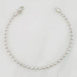Bracelet Military 5.65g / 7 3/4 in / 2.8mm White Gold 18K