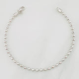 Bracelet Military 5.65g / 7 3/4 in / 2.8mm White Gold 18K
