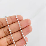 Bracelet Military 5.65g / 7 3/4 in / 2.8mm White Gold 18K