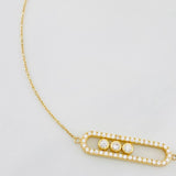Bracelet Modulable Msk 3.15g / 6 3/4 in - 7 3/4 in / 0.9mm 18K Yellow Gold