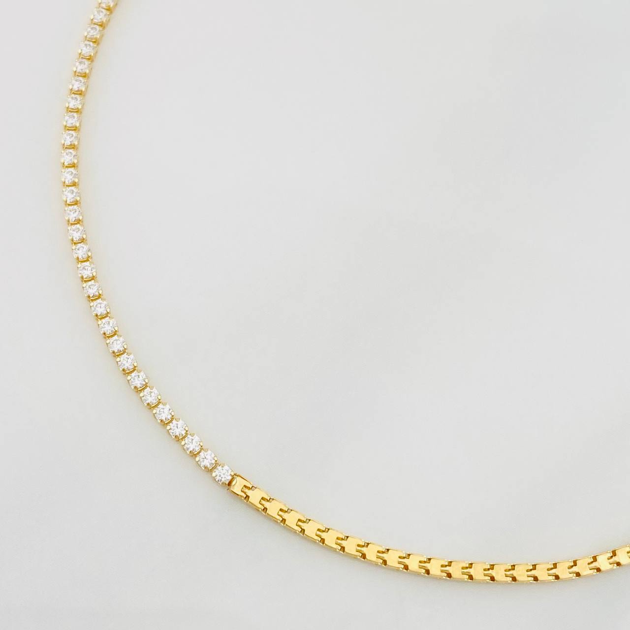 Tennis Bracelet 1.95g / 7 in / 1.5mm Yellow Gold 18K