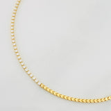 Tennis Bracelet 1.95g / 7 in / 1.5mm Yellow Gold 18K