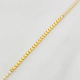 Tennis Bracelet 1.95g / 7 in / 1.5mm Yellow Gold 18K
