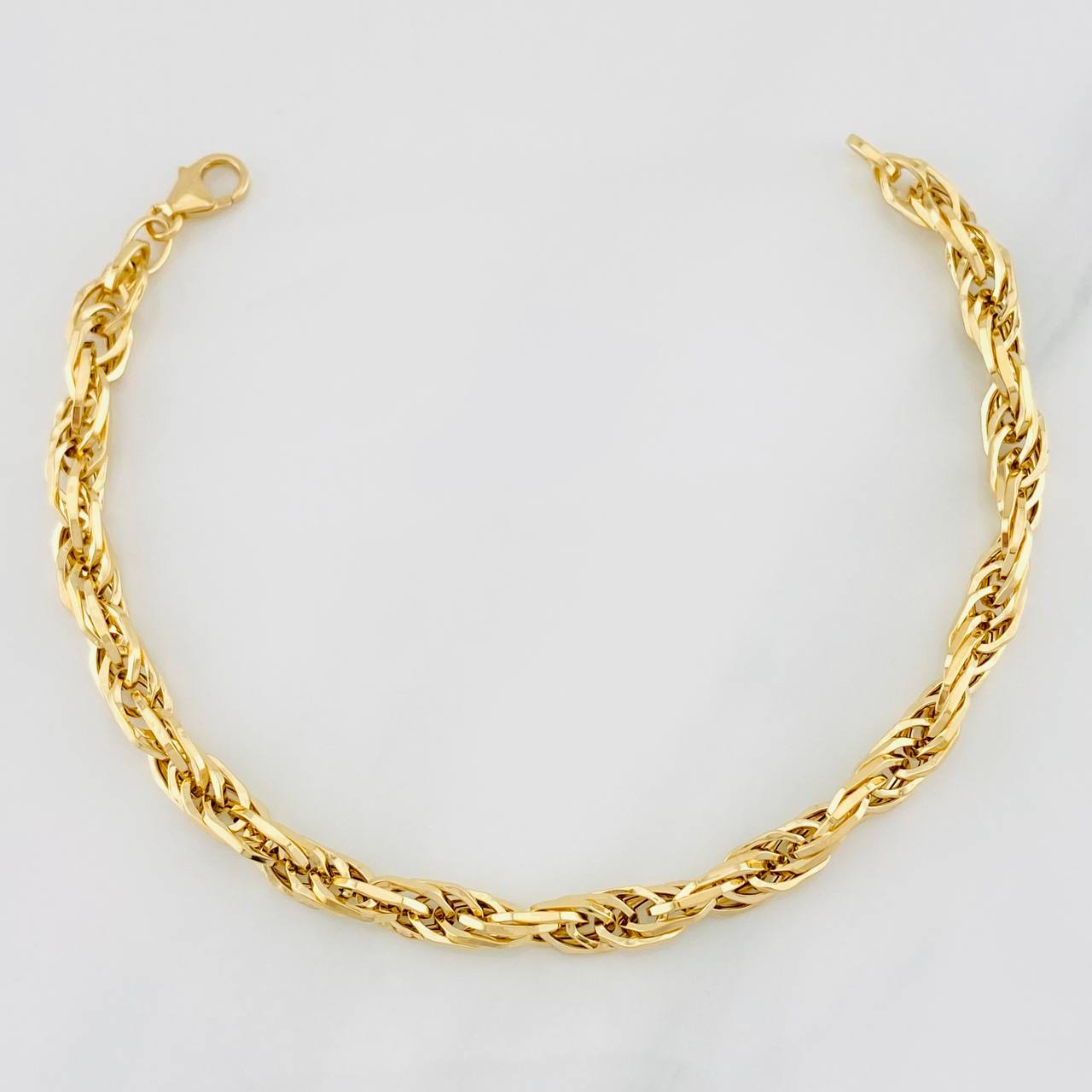 Rope Bracelet 3.65g / 7 1/2 in / 4.7mm Yellow Gold 18K
