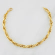 Rope Bracelet 3.65g / 7 1/2 in / 4.7mm Yellow Gold 18K