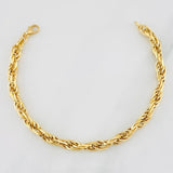Rope Bracelet 3.65g / 7 1/2 in / 4.7mm Yellow Gold 18K