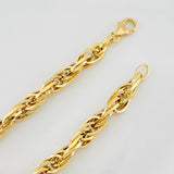 Rope Bracelet 3.65g / 7 1/2 in / 4.7mm Yellow Gold 18K