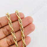Rope Bracelet 3.65g / 7 1/2 in / 4.7mm Yellow Gold 18K