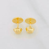 Topos Circulo Diamantado 0.7g / in / 7.1mm Oro Amarillo 18K