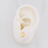 Topos Circulo Diamantado 0.7g / in / 7.1mm Oro Amarillo 18K