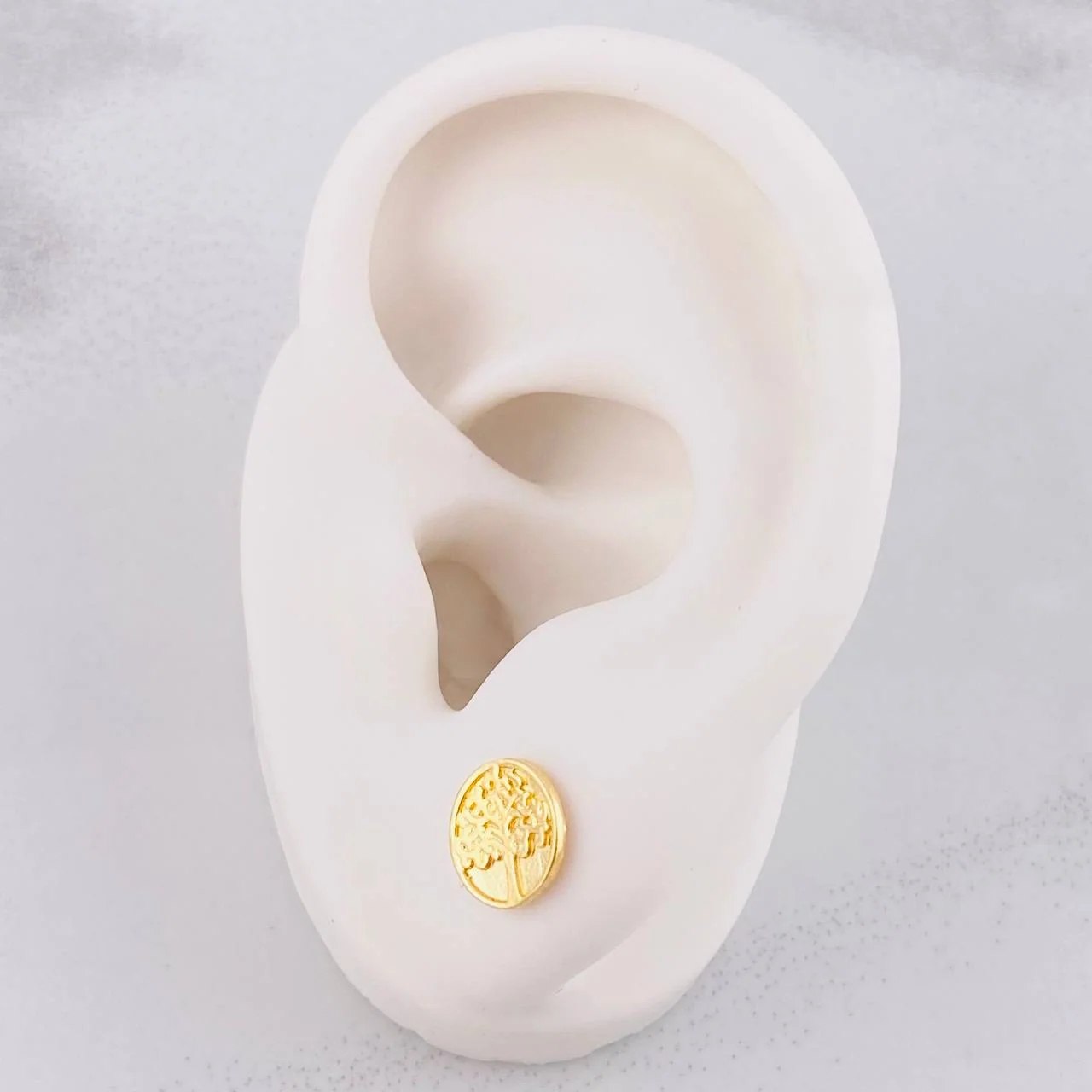 Topos Árbol de la Vida 1.4g / in / 8.4mm Oro Amarillo 18K