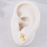 Topos Cruz 1.15g / in / 7.7mm Oro Amarillo 18K