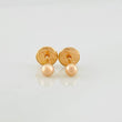 Topos Bola Lisa 0.4g / in / 3mm Oro Rosa 18K