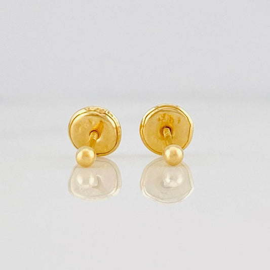 Topos Bola Lisa 0.35g / in / 2mm Oro Amarillo 18K