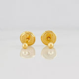 Topos Bola Lisa 0.35g / in / 2mm Oro Amarillo 18K