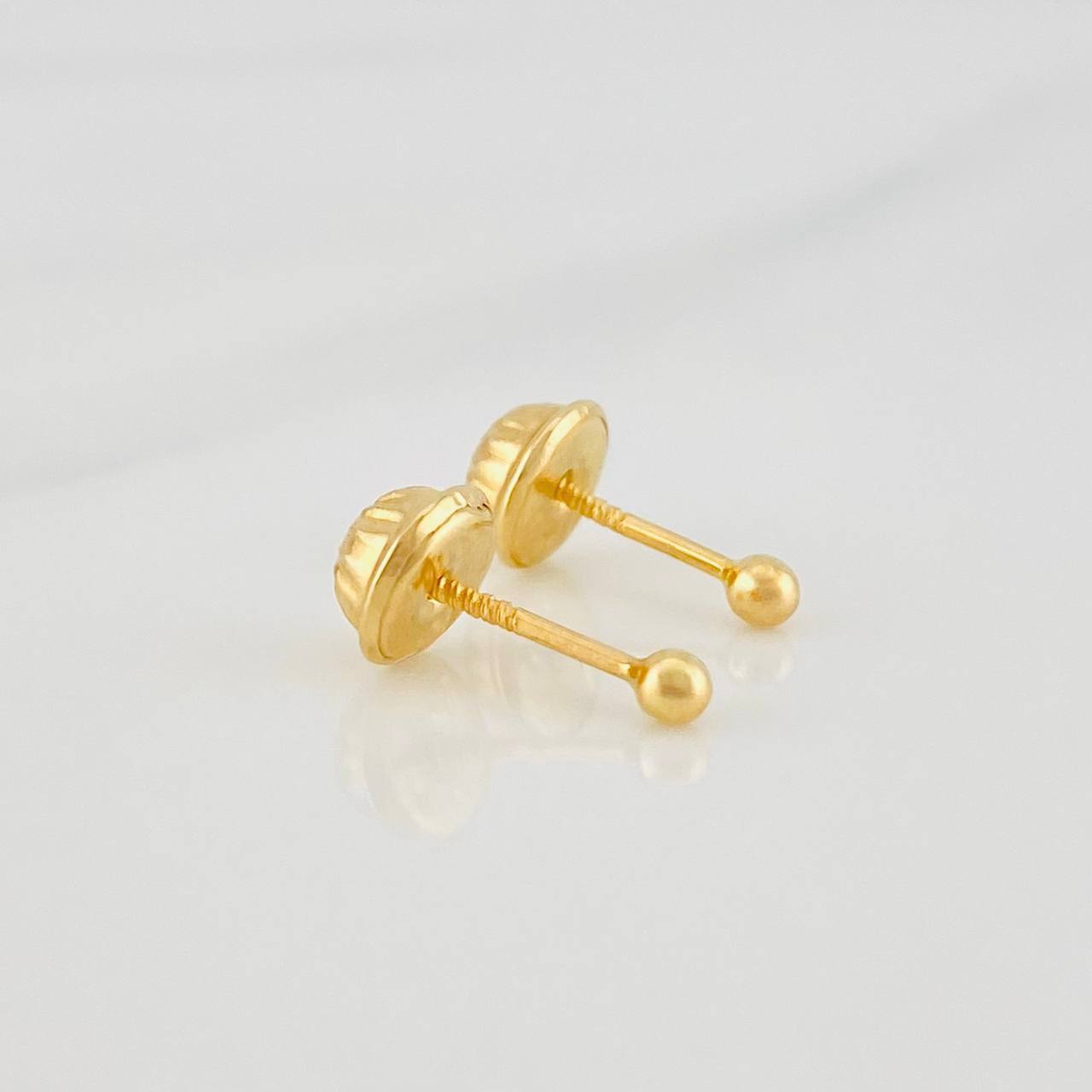 Topos Bola Lisa 0.35g / in / 2mm Oro Amarillo 18K
