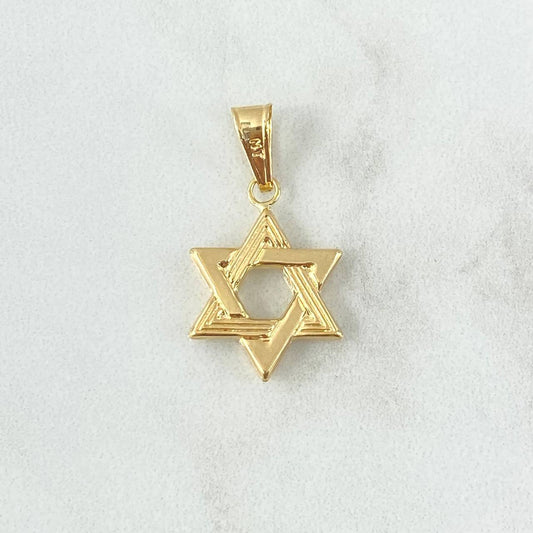 Pendant Star of David 1.15gr / 2.8cm (1.1in) / 18K Gold