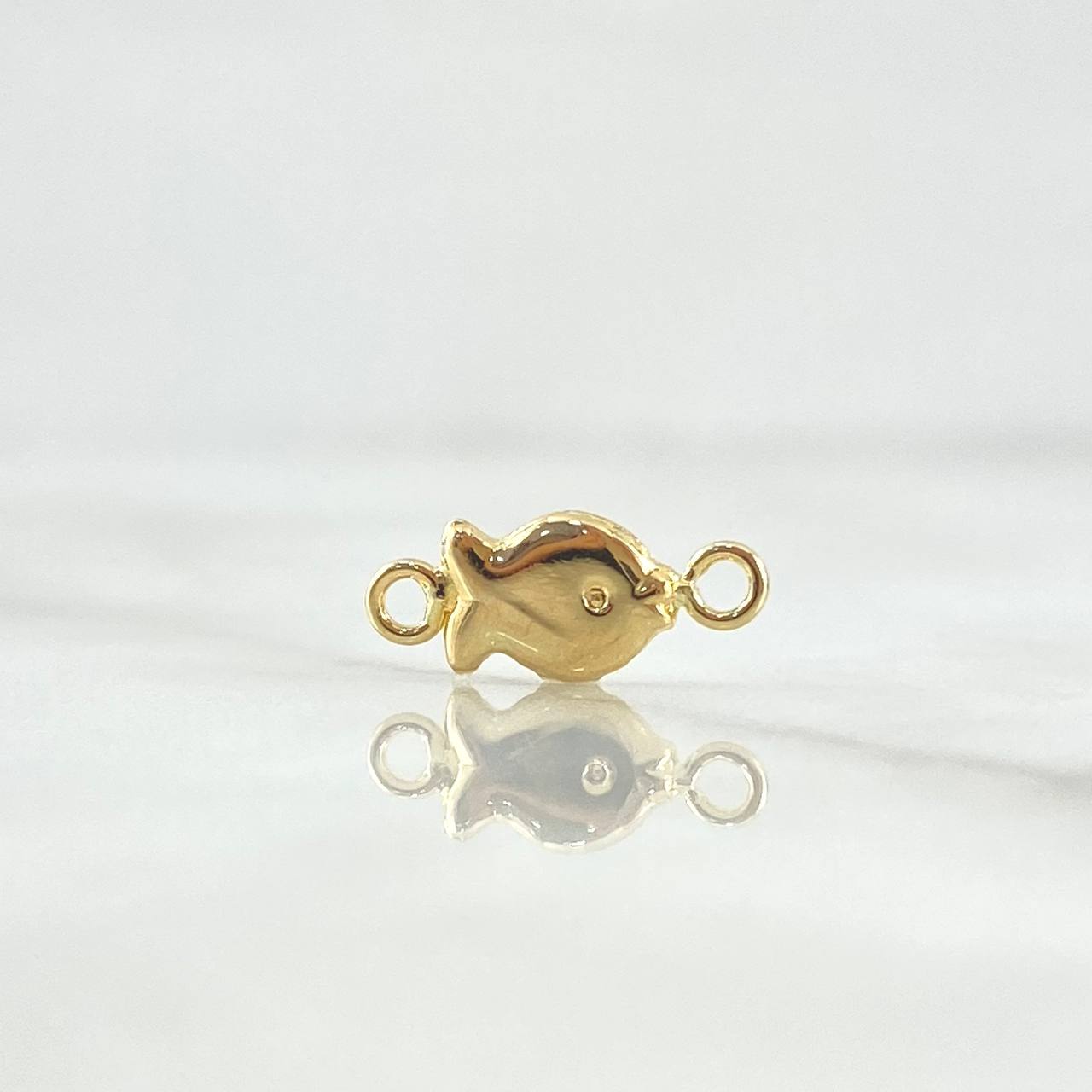 Charm Flatfish 0.3gr / 1.4cm / Smooth 18K Yellow Gold