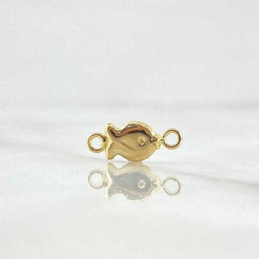 Charm Flatfish 0.3gr / 1.4cm / Smooth 18K Yellow Gold