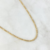 Figaro Chain 2.65gr / 19 3/4 in / 2.4mm Yellow Gold +1 18K *