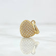 Dije Corazón Tupido 1.35g / 3/4 in Oro Amarillo 18K