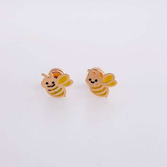 Topos Abeja 0.75g / in / 8.8mm Oro Rosa 18K