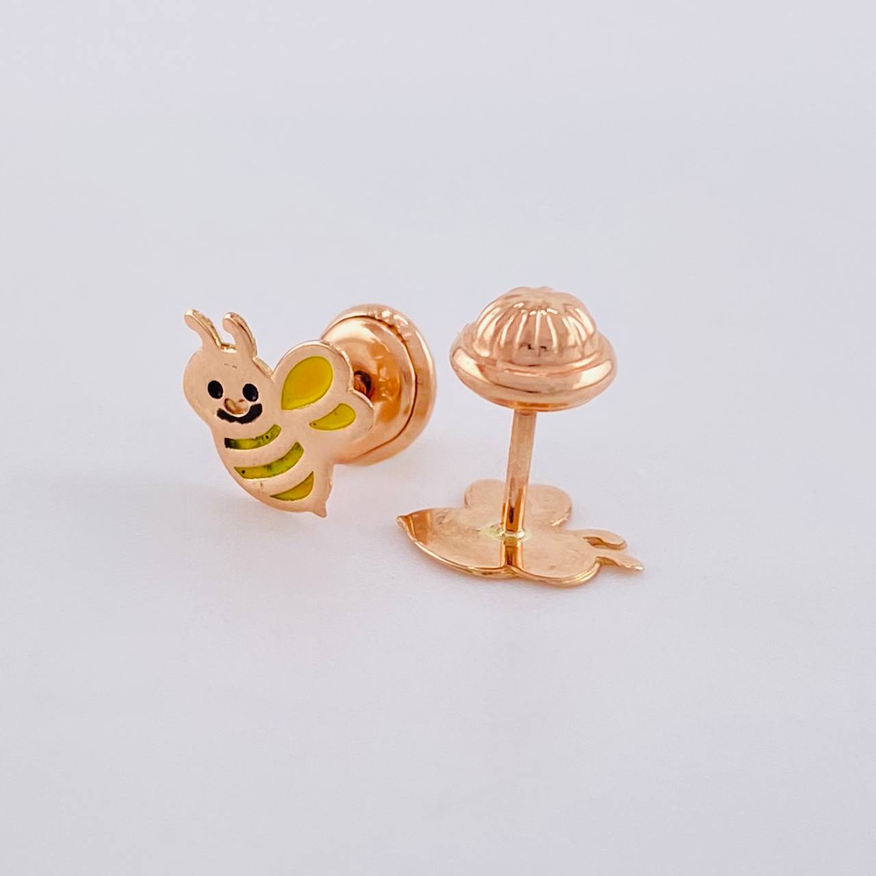 Topos Abeja 0.75g / in / 8.8mm Oro Rosa 18K