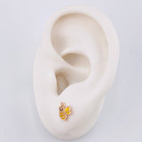 Topos Abeja 0.75g / in / 8.8mm Oro Rosa 18K