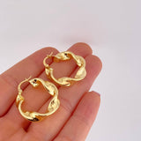 Candongas Demi 4.5g / 1 in Oro Amarillo 18K