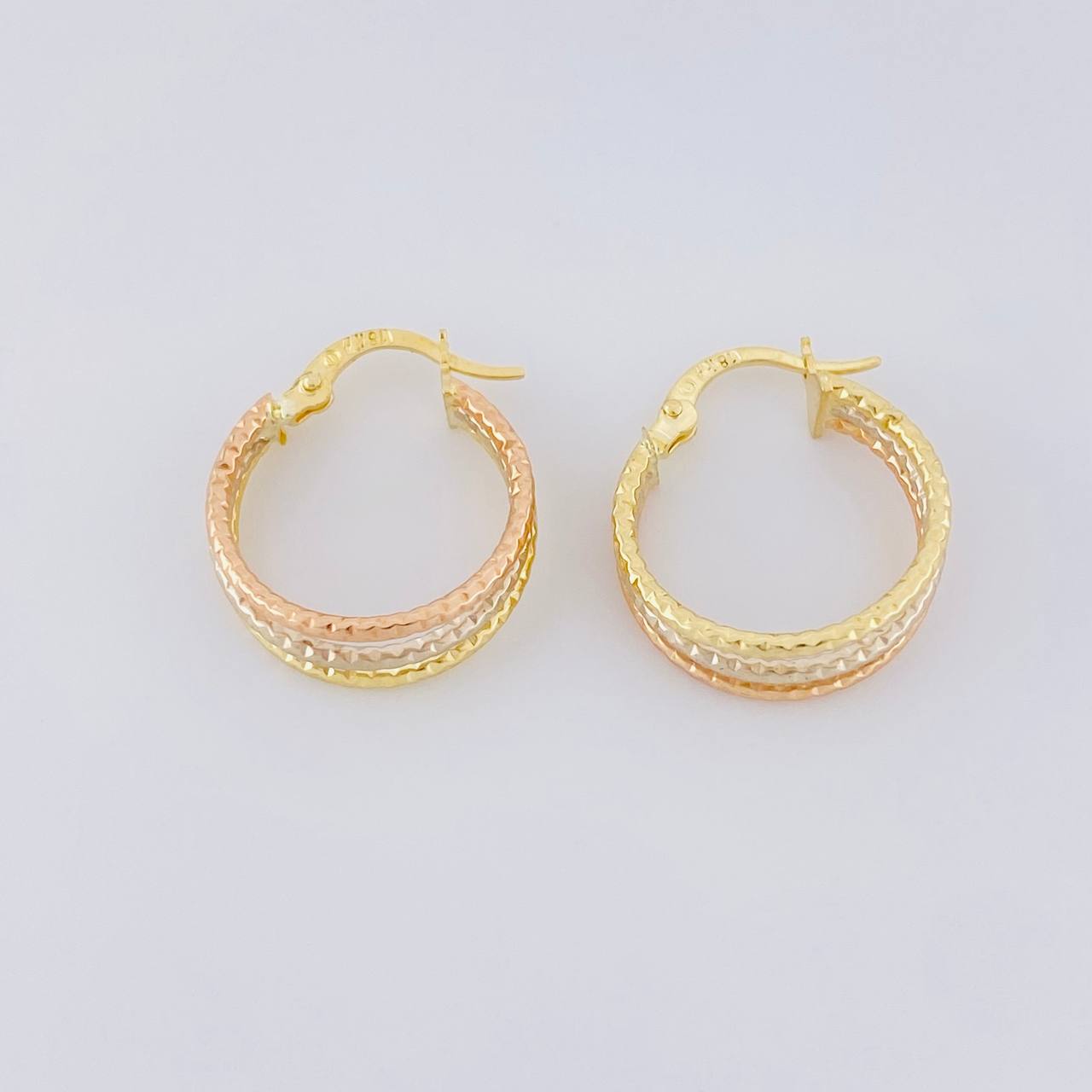 Candongas Daki 1.8g / 3/4 in Tres Oros 18K