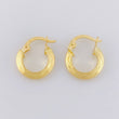 Hoop Earrings Ciri 1.3g / 1/2 in Yellow Gold 18K