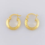Hoop Earrings Ciri 1.3g / 1/2 in Yellow Gold 18K