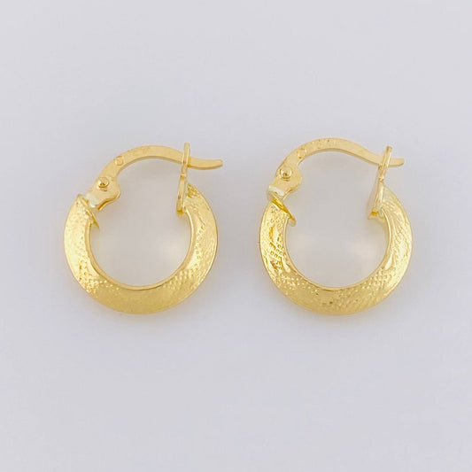Hoop Earrings Ciri 1.25g / 1/2 in 18K Yellow Gold
