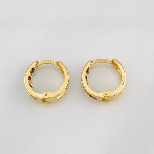 Hoop Earrings Carril 1.7g / 1/2 in Yellow Gold 18K