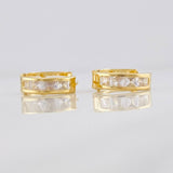 Hoop Earrings Carril 1.7g / 1/2 in Yellow Gold 18K