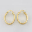 Hoop Earrings Tribal 2.65g / 1 in Yellow Gold 18K