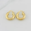 Hoop Earrings Rudi 3.9g / 3/4 in 18K Yellow Gold