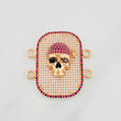 Charm Skull 10.2g / 1 1/4 in Rose Gold 18K