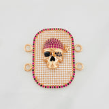 Charm Skull 10.2g / 1 1/4 in Rose Gold 18K