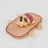 Charm Skull 10.2g / 1 1/4 in Rose Gold 18K