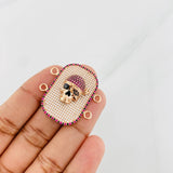 Charm Skull 10.2g / 1 1/4 in Rose Gold 18K