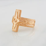 Christ Cross Ring 6.4g / T10 1/4 Rose Gold 18K
