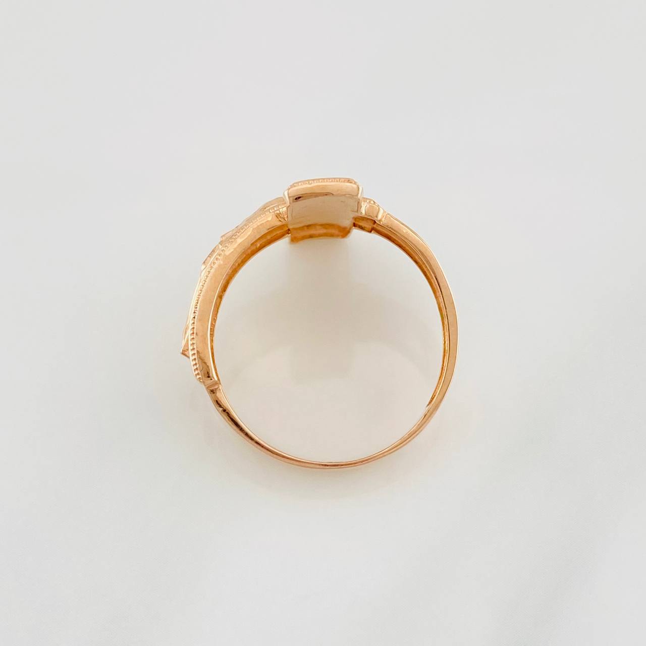 Christ Cross Ring 6.4g / T10 1/4 Rose Gold 18K