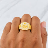 Crown Ring 5.95g / T10 3/4 Yellow Gold 18K