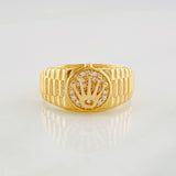 Crown Strap Ring 4g / T9 1/2 Yellow Gold 18K