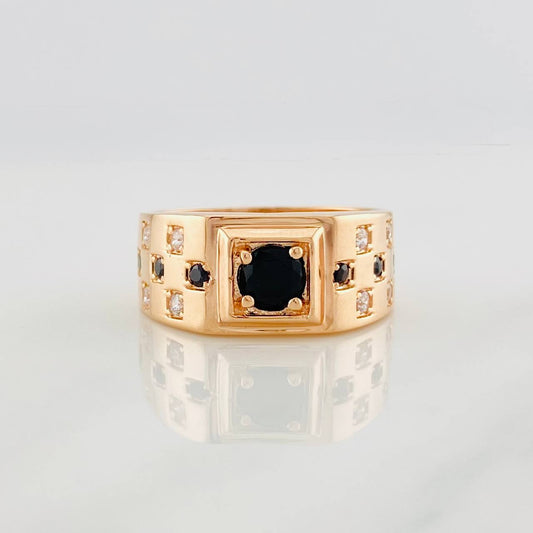 Anillo Cuadrado 4.55g / T9 1/4 Oro Rosa 18K