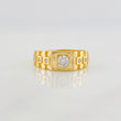 Square Ring 3.7g / T9 Yellow Gold 18K