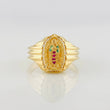 Virgin of Guadalupe Ring 4.65g / T8 1/4 Yellow Gold 18K
