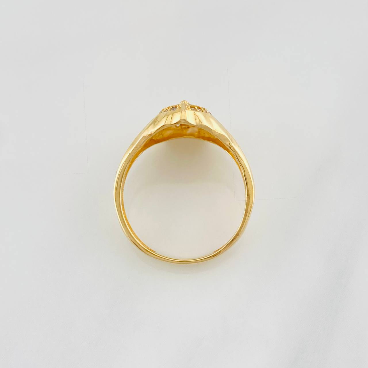 Virgin of Guadalupe Ring 4.65g / T8 1/4 Yellow Gold 18K