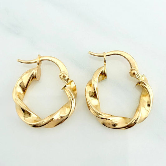 Candongas Asby 1.5gr / 3/4 in / Oro Amarillo 18K %